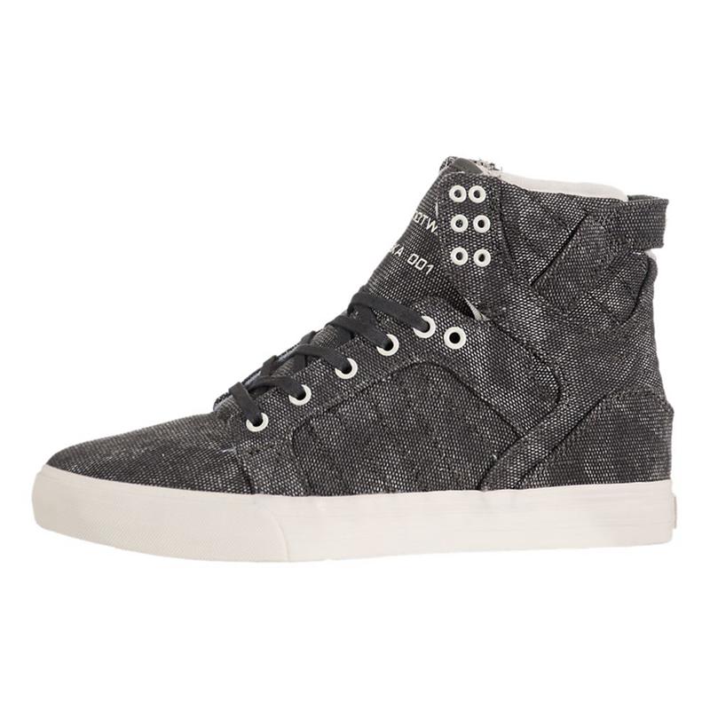 Supra SKYTOP Sneaker High Damen Grau Online Bestellen VHQGM9536